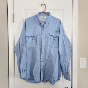 Columbia Light Blue Button-Up Shirt